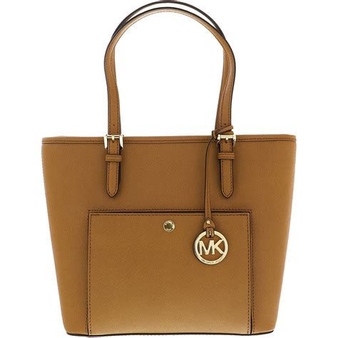 michael kors jet set leather tote medium 